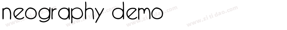 Neography DEMO字体转换